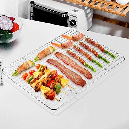 P&P CHEF 11.6" x 9" Cooling Baking Wire Racks Pack of 2 - Image 7