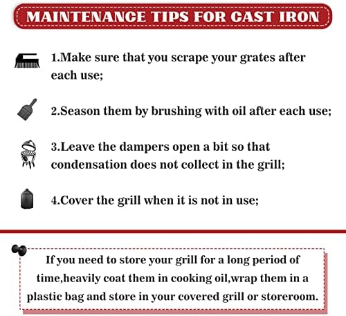 Cast Iron Cooking Grids Grates Compatible - Image 6