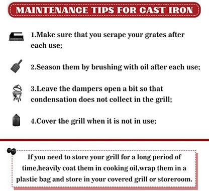 Cast Iron Cooking Grids Grates Compatible - Image 6