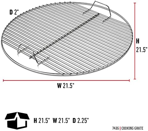 Weber® Charcoal Cooking Grate for 22" Grills, Charcoal Components - Image 2