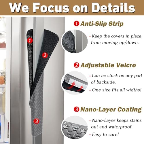 Refrigerator Door Handle Covers, Performance Appliance Handle Covers, Non-Slip - Image 4