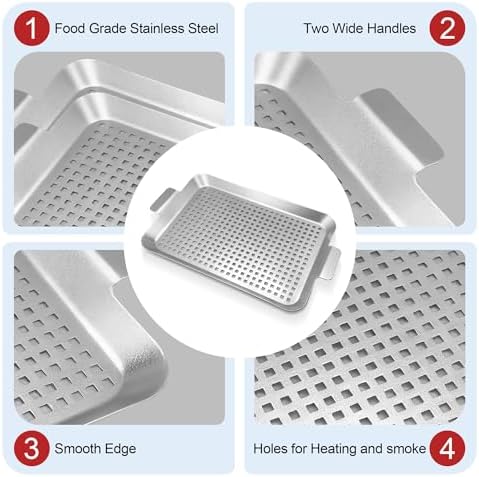 Grill Pan Set of 2, Grill Topper - Image 4