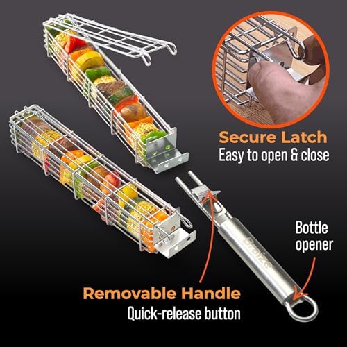 Large Kabob Grilling Basket - Image 2