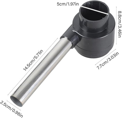 USB Electric Blower Fan 5 Speed with 14.5cm Air Duct for Cooking Starting BBQ Smoky Cooling 5V Powered 140cm Cable
