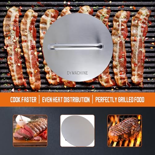 Smash Burger Press, 8.5 Inch Stainless Steel Hamburger Press, 2.5mm Thick - Image 6