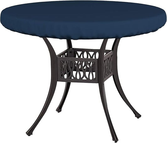 Covers & All Round Table Top Cover, 12 Oz Waterproof UV & Weather Resistant Patio Table Cover, Outdoor Table Cover for Patio Outdoor Furniture & Coffee Table (48" Dia x 4" H Inches, Blue)