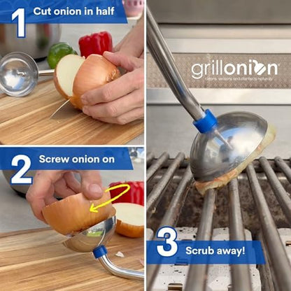 Grill Onion Grill Grate Cleaner Tool - Image 2