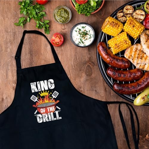 Funny Aprons For Men, Father's Fathers Day Kitchen Gifts For Dad Father Daddy - Image 4
