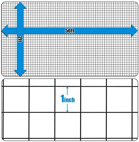 Fencer Wire 16 Gauge Black Vinyl Coated Welded Wire Mesh Size 1 inch by 1 inch for Home and Garden Fence and Pet Enclosures Protect Chickens Rabbits and Farmed Animals (a. 2 ft. x 50 ft.)