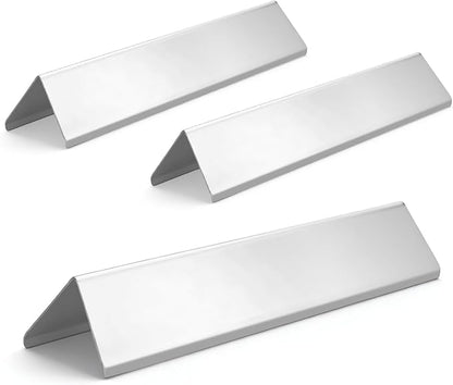 7635 15.3" Flavorizer Bars for Weber Spirit I & II 200, Spirit E210 S210 E220 S220 Gas Grill with Front-Mounted Control, for Weber Spirit Grill Parts, Stainless Steel, 3 PCS