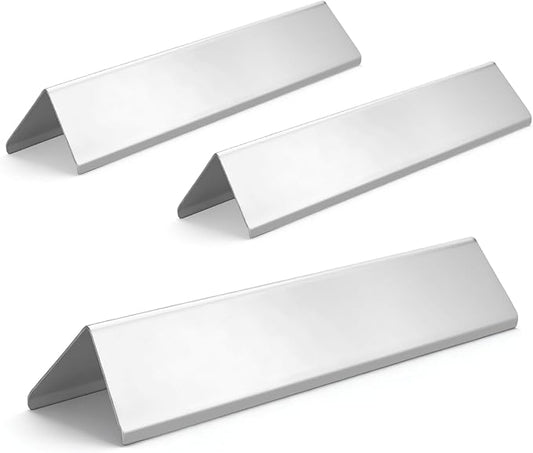 7635 15.3" Flavorizer Bars for Weber Spirit I & II 200, Spirit E210 S210 E220 S220 Gas Grill with Front-Mounted Control, for Weber Spirit Grill Parts, Stainless Steel, 3 PCS