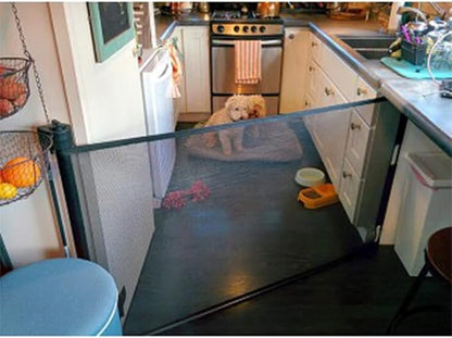 Retract-A-Gate 72" Black: The Original and only Made in USA Retractable Baby, Dog, & Cat Gate