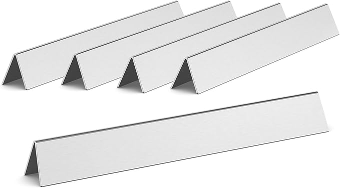 QuliMetal 7537/65903 22.5" Flavor Bars for Weber Spirit 300 Series(with Side Burner Knobs), Spirit E310, E320, Spirit 700, Genesis Silver Gold Platinum B/C, Weber 900, Heat Plates for Weber 7536