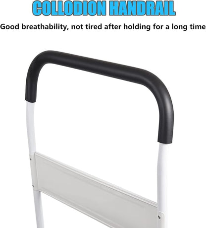 LEADALLWAY Platform Truck Large Size 880lbs Heavy Duty Foldable Push Cart 35.8x24x34.3inches White with 2 Ropes