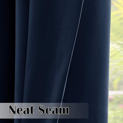Porch Curtains Outdoor Waterproof W52 x L95 Inch Navy Blue, 1 Panel | Patio - Image 7