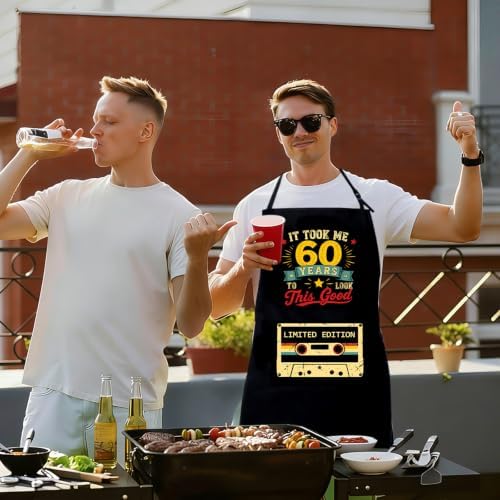 Funny Aprons for Men Birthday Gifts for Men Dad Grilling BBQ - Image 6