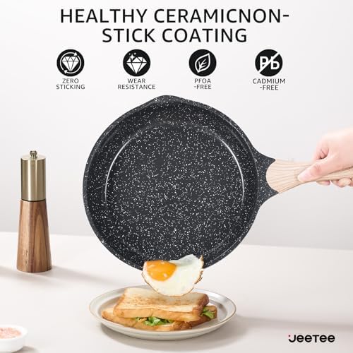 JEETEE 24Pcs Ceramic Cookware Set - Image 3