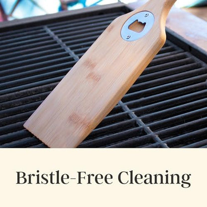 Totally Bamboo Bristle-Free Bamboo BBQ Grill Scraper - Image 2
