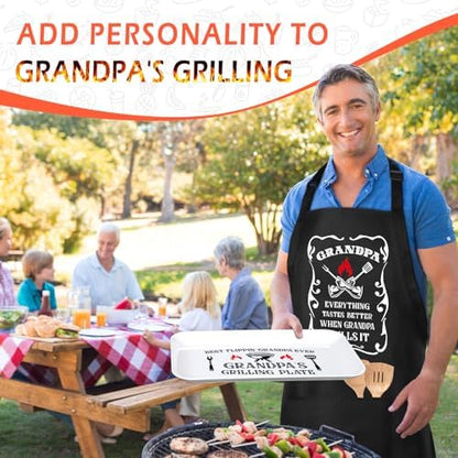 Gifts for Grandpa Fathers Day, Grandpa Birthday Gifts Personalized Grilling - Image 5