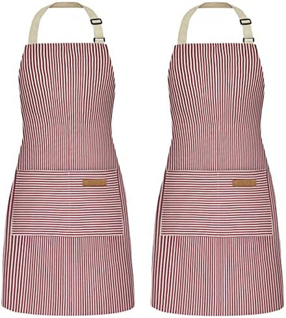 NLUS 2 Pack Cooking Aprons for Women by NLUS