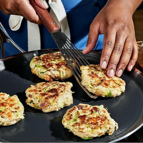 HexClad 13" Hybrid Nonstick Griddle Pan, Dishwasher and Oven Safe - Image 2