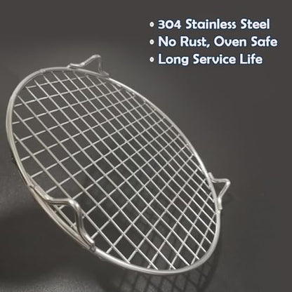 6.5 Inch Cooking Rack with Legs 304 Stainless Steel Baking and Cooling Steaming - Image 5