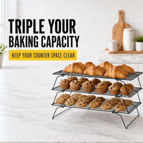 Checkered Chef Stackable Cooling Racks - Image 2