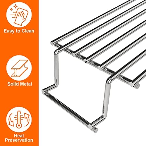 DELSbbq 7641 Stainless Grill Warming Rack - Image 3