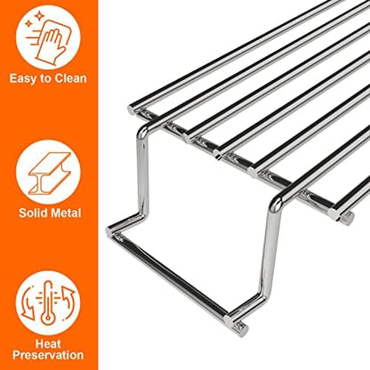 DELSbbq 7641 Stainless Grill Warming Rack - Image 3