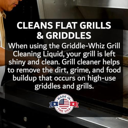 4-Pack Flat Top Griddle Cleaning Kit, 128oz Liquid, Grill Scraper - Image 4
