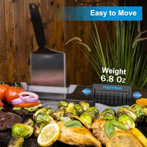 Grease Gate Blocker for Blackstone Griddle, Mesh Screen for Blocking Food from - Image 2
