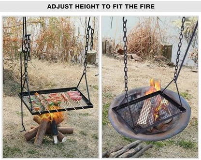 REDCAMP Swing Campfire Grill Stand - Image 6