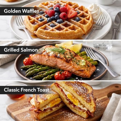 OVENTE Electric Sandwich, Panini and Waffle Maker Set - Image 6