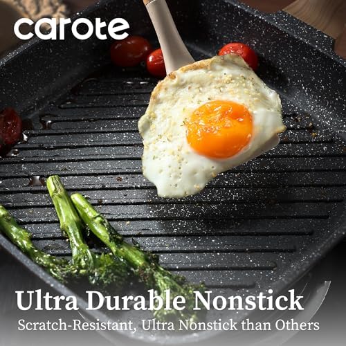 CAROTE 11 Inch Nonstick Grill Pan - Image 4