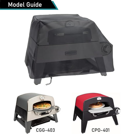ZJYWSCH Pizza Oven Cover for Cuisinart CGG-403 3-in-1 Pizza Oven Plus Waterproof CGC-103 3 in 1 CGC-310 Cuisinart CPO-401 Outdoor Portable Pizza Oven Cover Heavy Duty