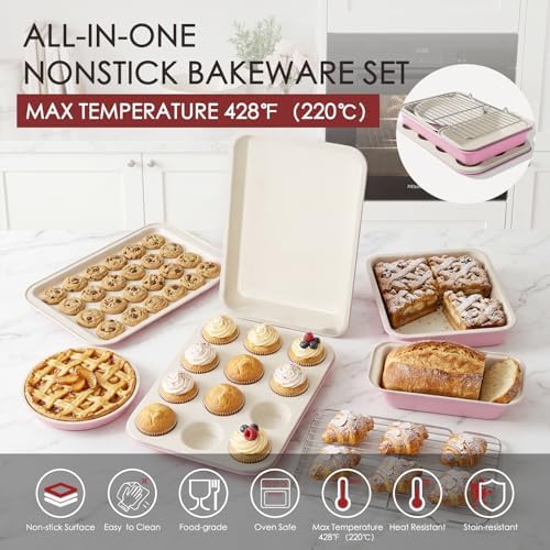 Kikcoin 31 Piece Pots and Pans Set Non Stick Kitchen Cookware Sets - Image 6