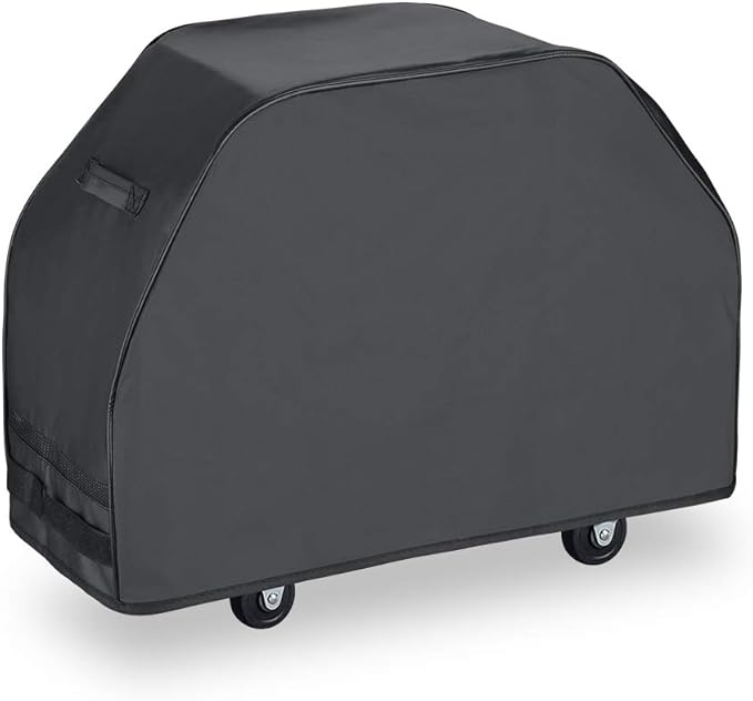 Grill Cover 55 Inch, Heavy Duty Waterproof BBQ Cover, Gas Grill Cover for Weber, Char-Broil, Brinkmann, 55" W x 23" D x 42" H