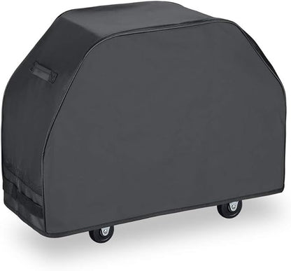 Grill Cover 55 Inch, Heavy Duty Waterproof BBQ Cover, Gas Grill Cover for Weber, Char-Broil, Brinkmann, 55" W x 23" D x 42" H