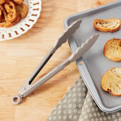 Tovolo Kitchen Tongs with Silicone Tips 9 Inch - Image 2