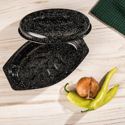 Granite Ware 13" Oval Roaster - Image 6