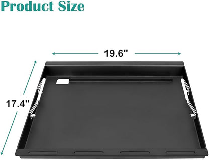 Full-Size Griddle Inserts for Weber Spirit 200 Series, Flat Top Grill Griddle for Weber GS4 Spirit I & II E-210 E-220 S-210 S-220 Gas Grill, Rectangular Griddle Replace for 7637 Grate