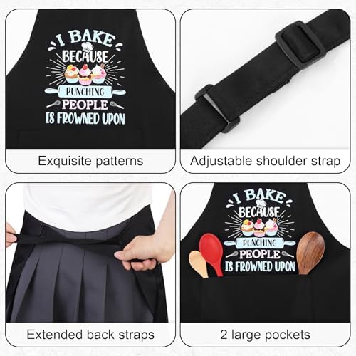 Funny Aprons for Men, Professional Kitchen Cooking Aprons - Image 3