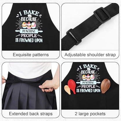 Funny Aprons for Men, Professional Kitchen Cooking Aprons - Image 3