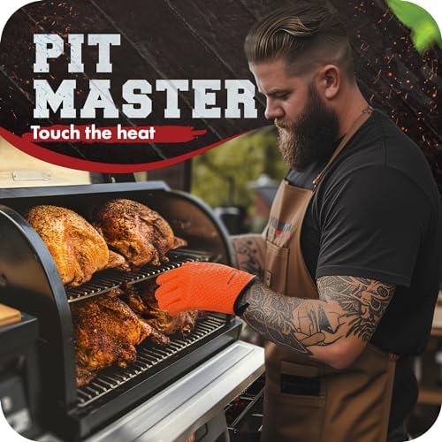 KITCHEN PERFECTION Silicone Smoker BBQ Gloves - Image 3