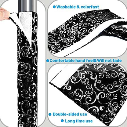 Volecy Refrigerator Door Handle Covers, Velvet Non-Slip Adjustable Handle - Image 3