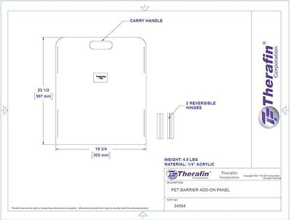 Pet Barrier 1-Panel Add-On ONLY