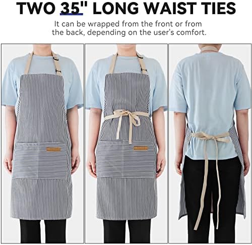 NLUS 2 Pack Cooking Aprons for Women - Image 5