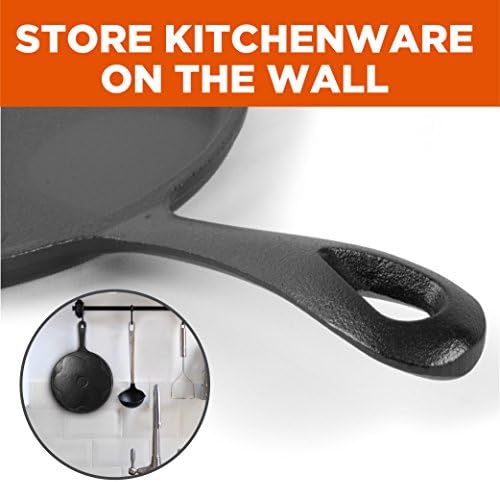 Commercial CHEF 3-Piece Cast Iron Griddle Set, Pre-Seasoned - Image 3