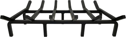 SteelFreak Super Heavy Duty Steel Fireplace Grate - Made in The USA (27 Inch)