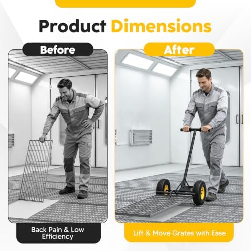 Heavy Duty Grate Lifter Trolley - Image 6